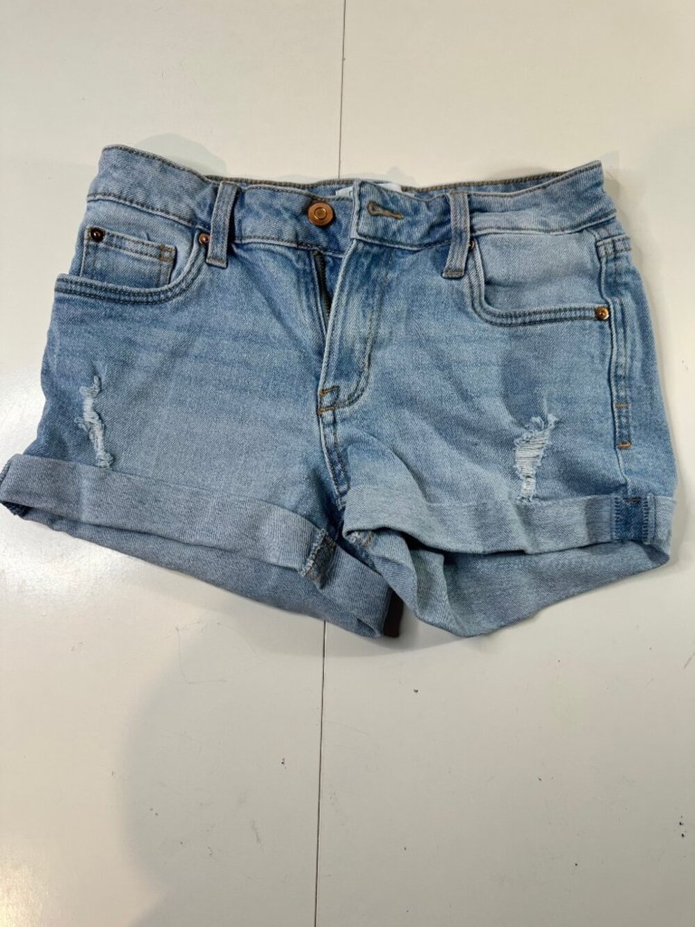 Celebrity Pink Regeneration Meadow Distressed Denim Shorts - 3/26